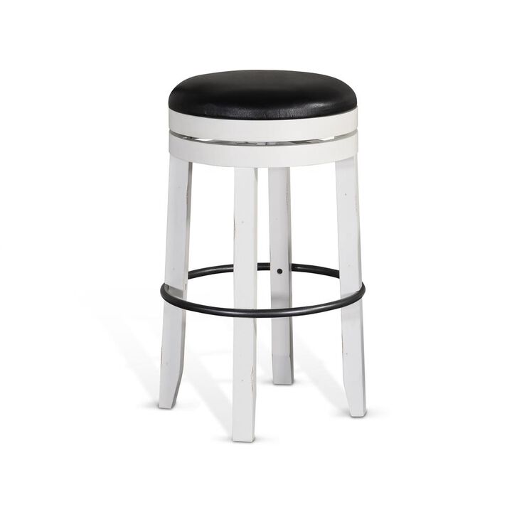 Sunny Designs Bar Swivel Stool, Cushion Seat