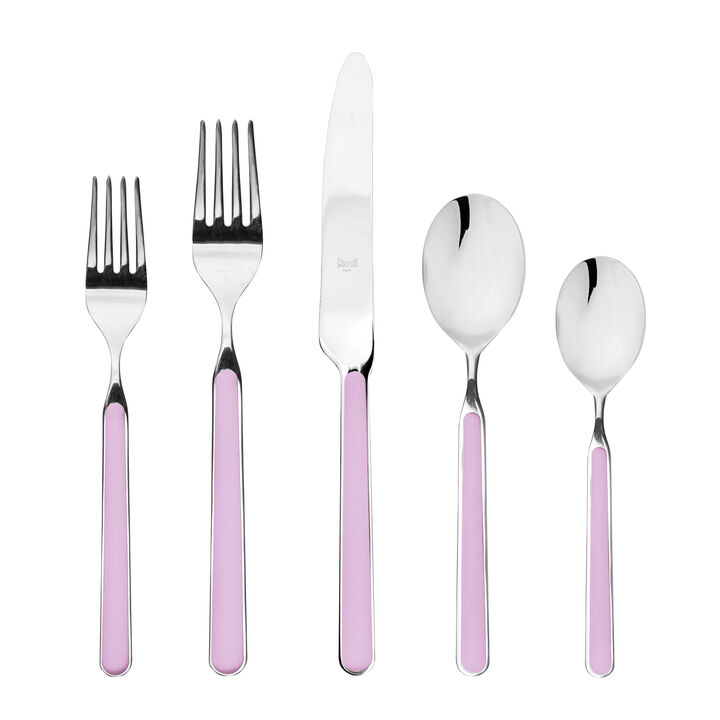 Fantasia 20-Piece Flatware Set in Lilac