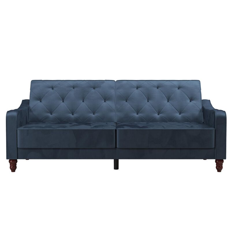 Vintage Tufted Split Back Futon