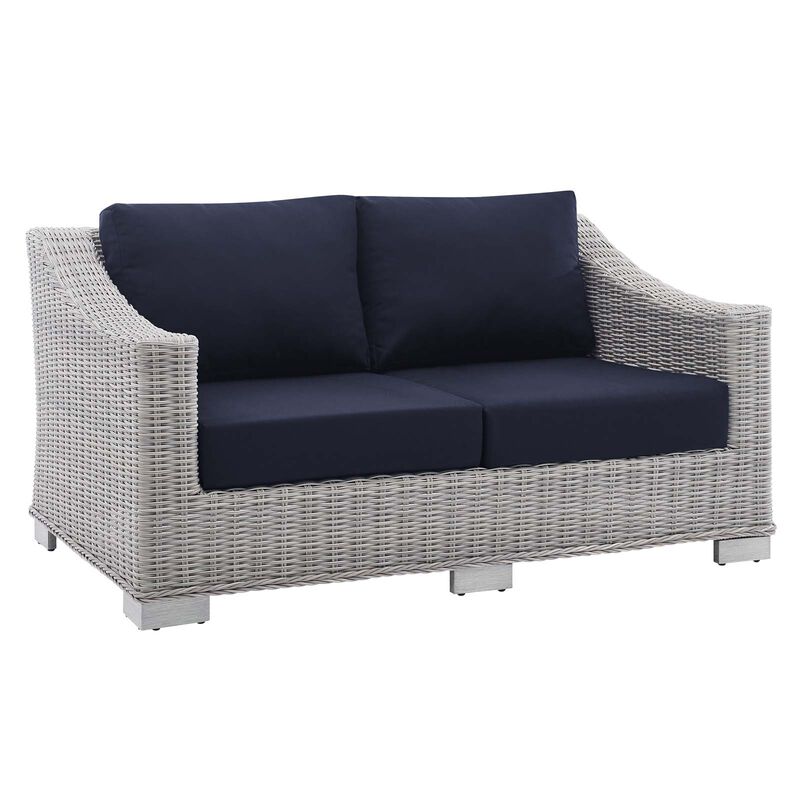 Modway - Conway Sunbrella® Outdoor Patio Wicker Rattan Loveseat