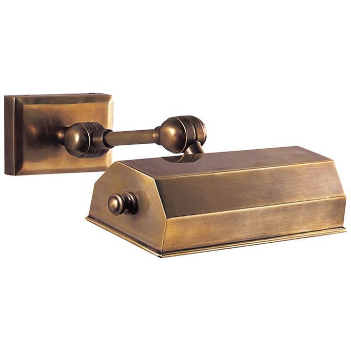 Dorchester 8" Picture Light in Antique-Burnished Brass