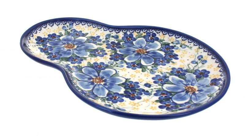 Blue Rose Polish Pottery Scarlett Breakfast Plate