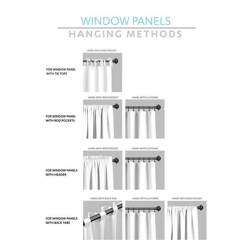 Chenille Chevron Window Curtain Panels