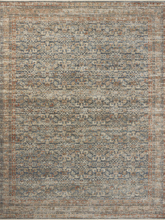 Heritage HER-12 Blue / Rust 10''0" x 14''0" Rug by Patent Pending
