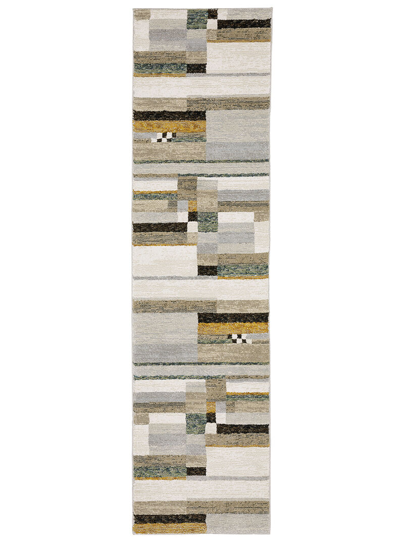 Strada 2'3" x 8' Beige Rug