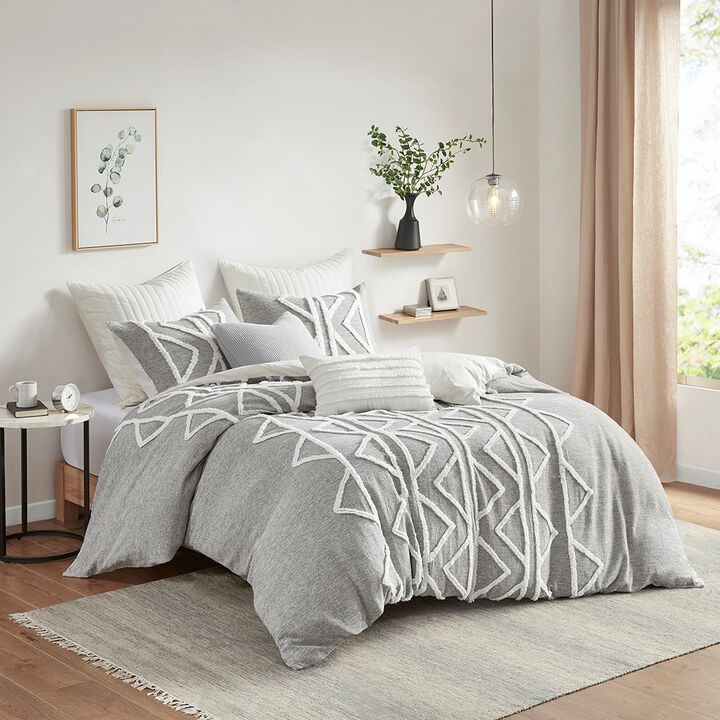 Gracie Mills Priscilla 3-Piece Cotton Comforter Set