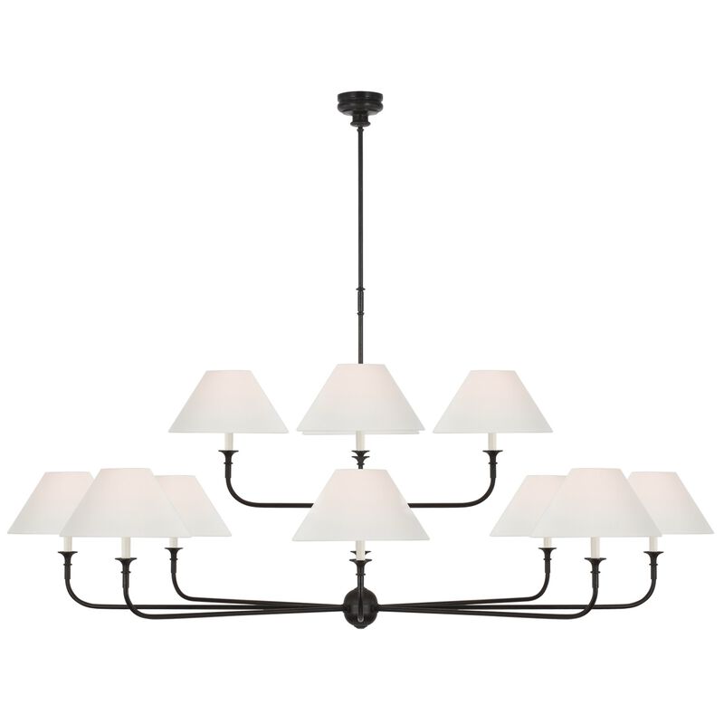 Piaf Oversized 2 Tier Chandelr