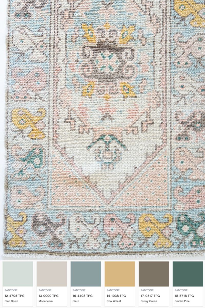 District Loom  Vintage Turkish Anatolian Runner Rug No. 346