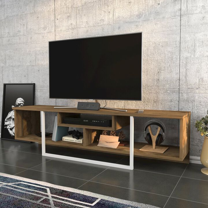 Decorotika Asal 59 Tv Stand - Oud Oak White