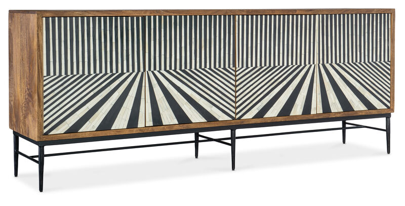 Commerce and Market Linear Perspective Credenza