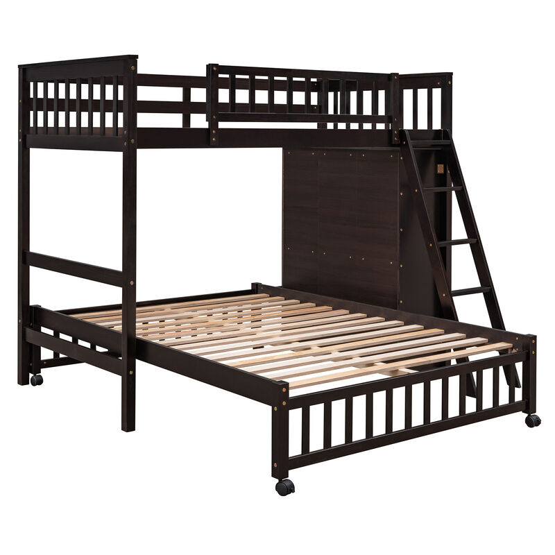 Merax Wooden Bunk Bed with 6 Drawers