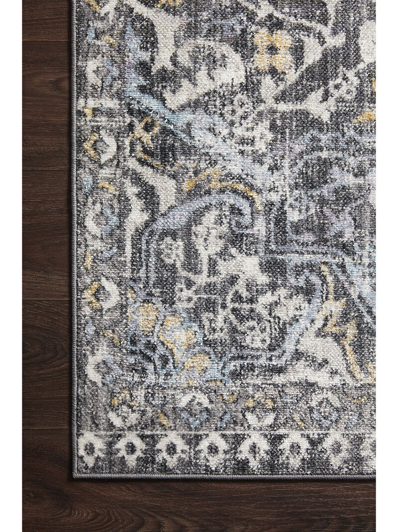 Cassandra CSN02 Charcoal/Gold 3'9" x 5'9" Rug