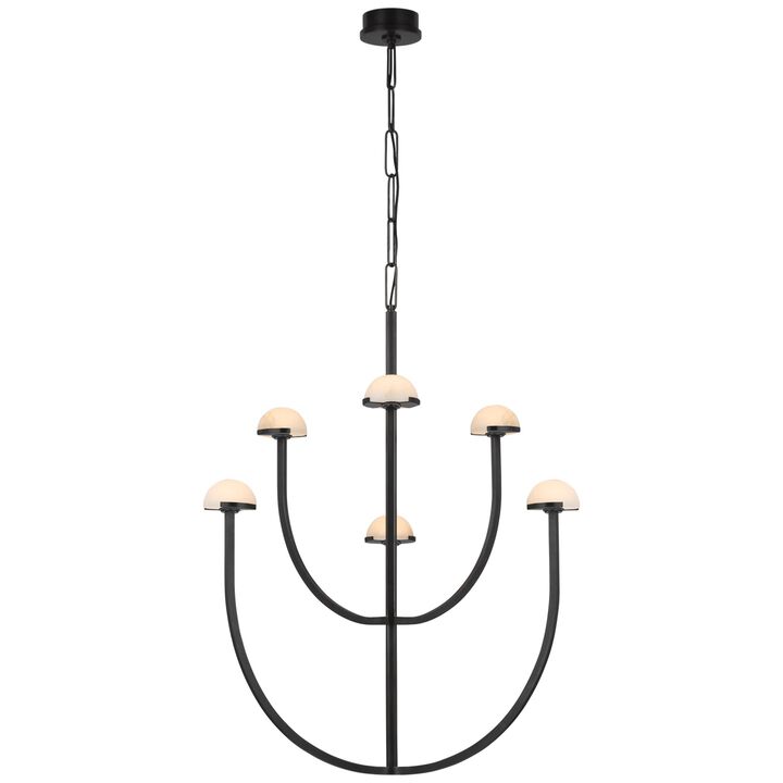 Pedra Lrg 2-Tier Chandelier