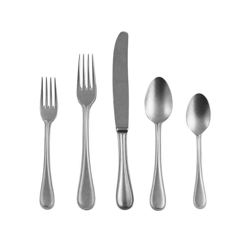 Perla 20-Piece Flatware in Set Ice Black Gold