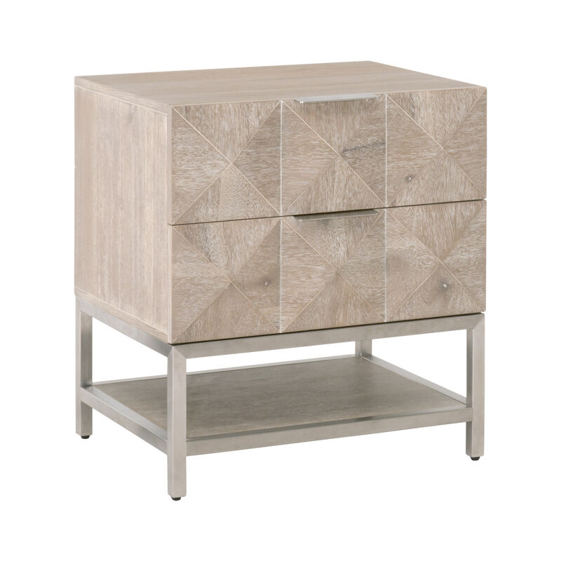 Atlas 2-Drawer Nightstand