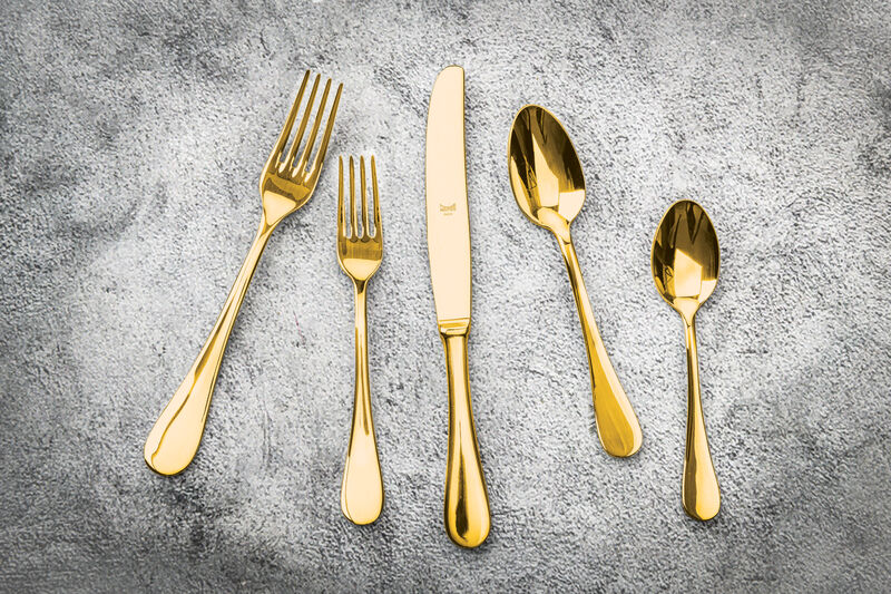 Brescia Gold Flatware Set 20 Pieces