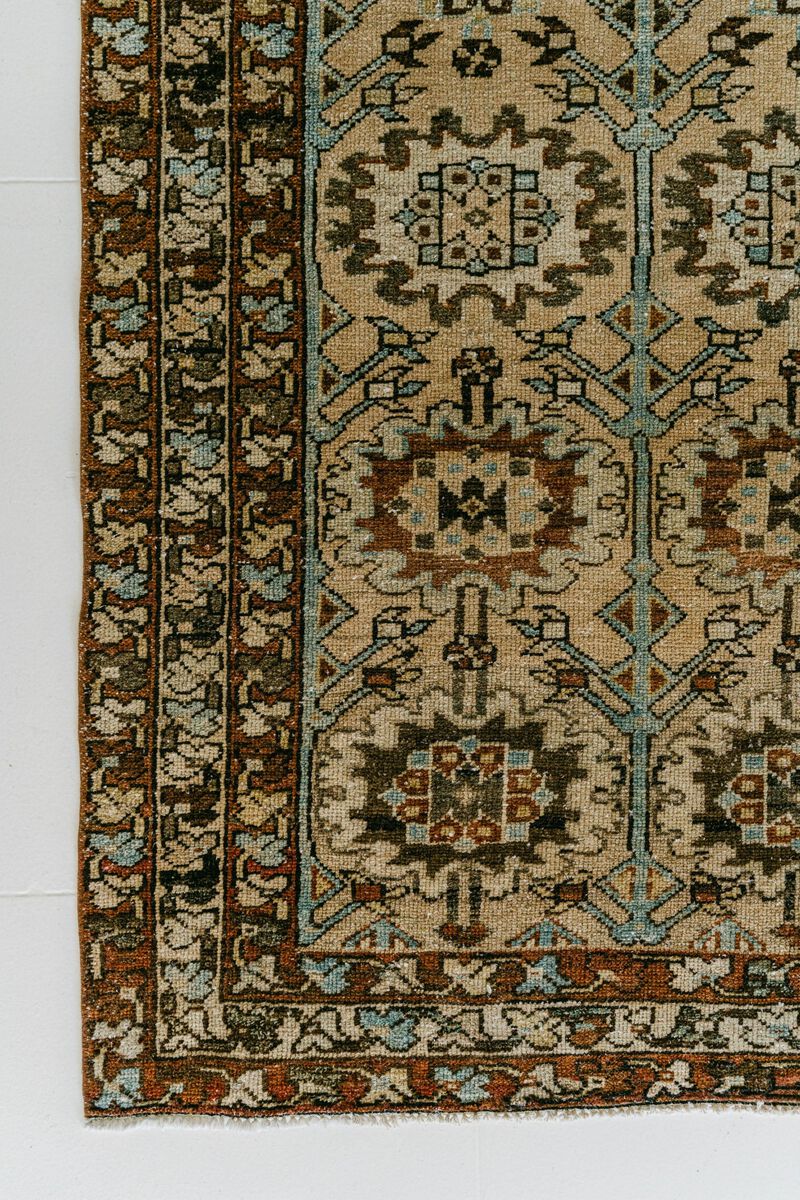 District Loom Vintage Bakhtiari scatter rug-Tannon