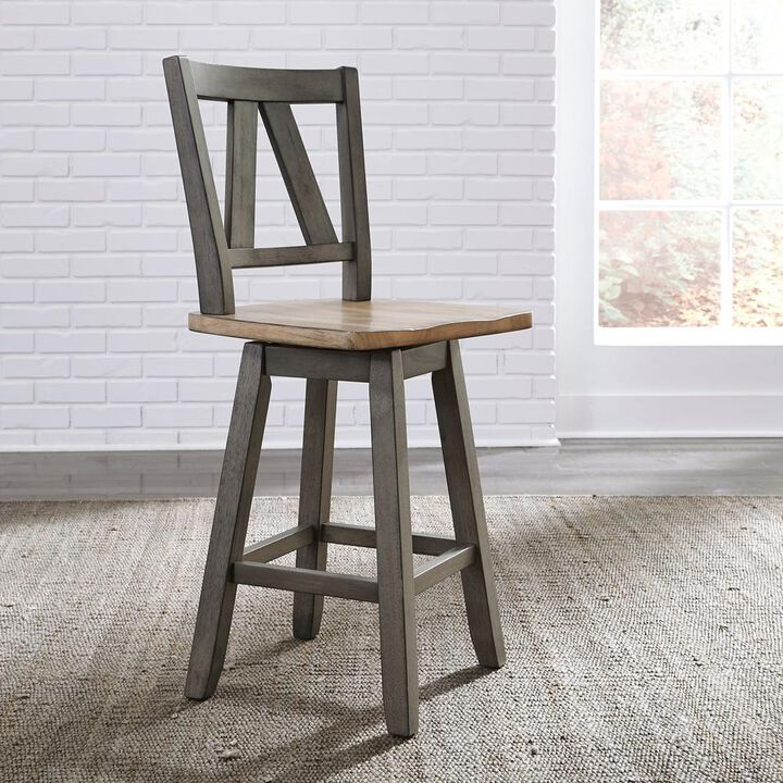Liberty Furniture Counter Height Swivel Chair (RTA)