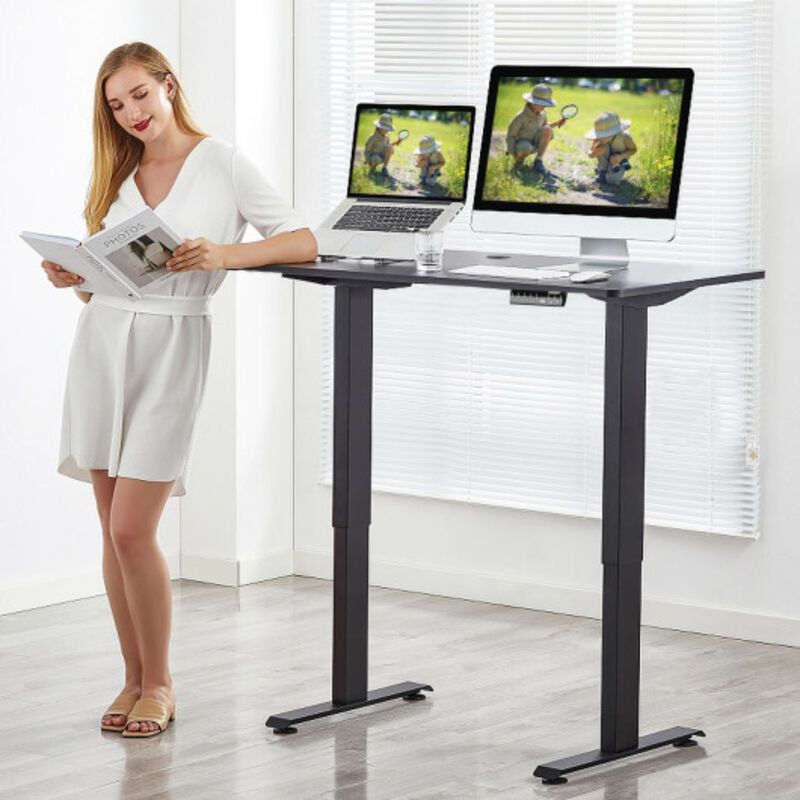 Electric Height Adjustable Standing Desk with Memory Controller