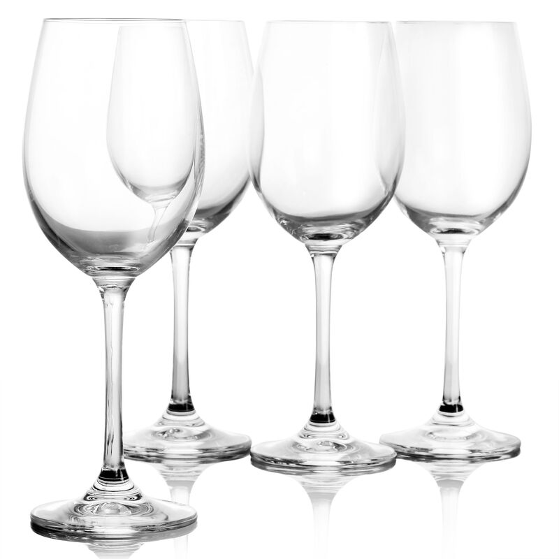 Martha Stewart 4 Piece 14oz White Wine Glass Set