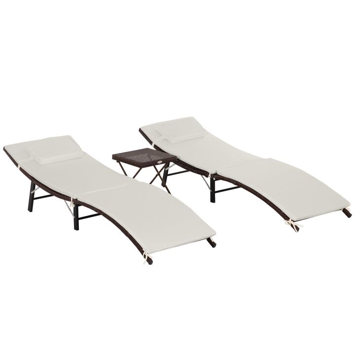 Mesh Acacia Wood Adjustable Outdoor Sun Lounger with Wheels