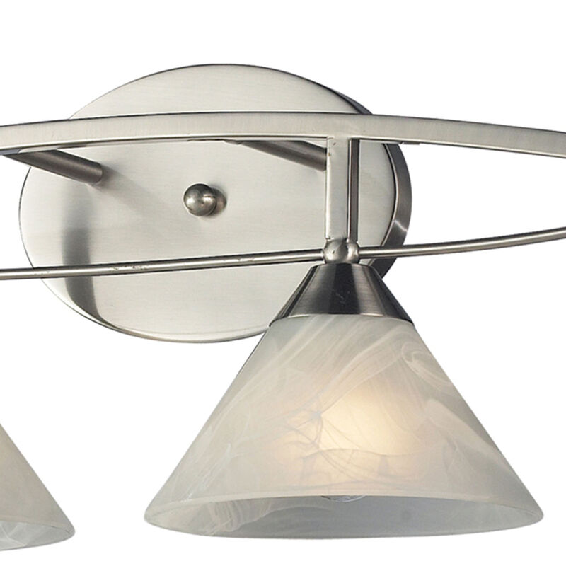 Elysburg 36'' Wide 4-Light Silver Vanity Light