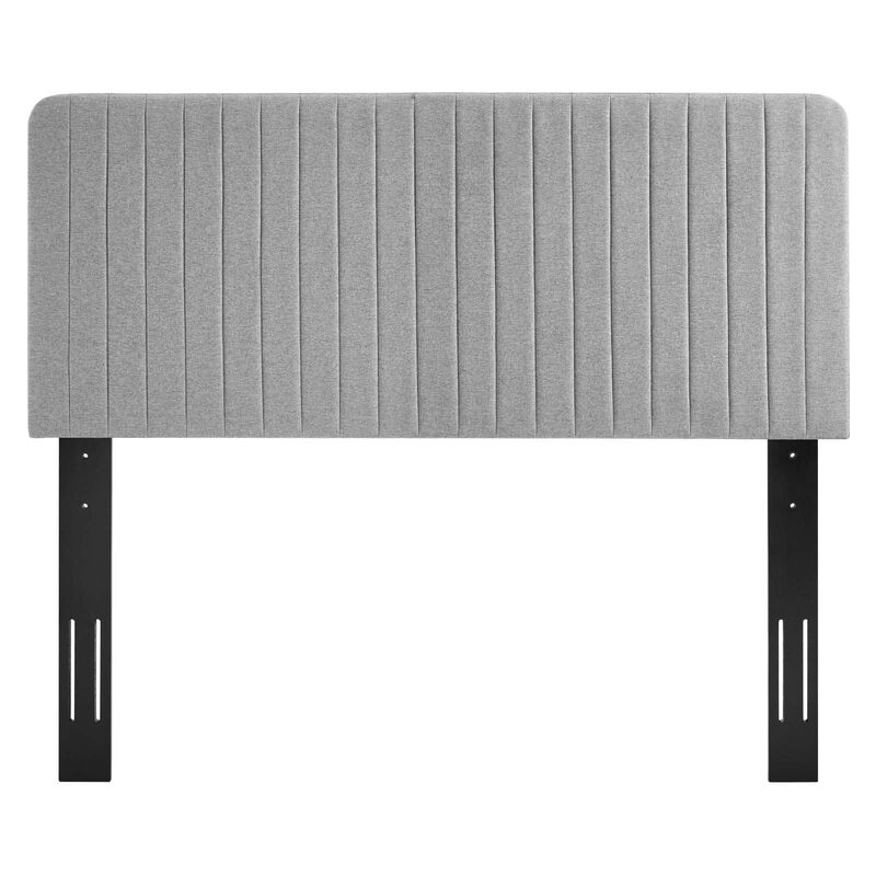 Modway - Milenna Channel Tufted Upholstered Fabric Twin Headboard