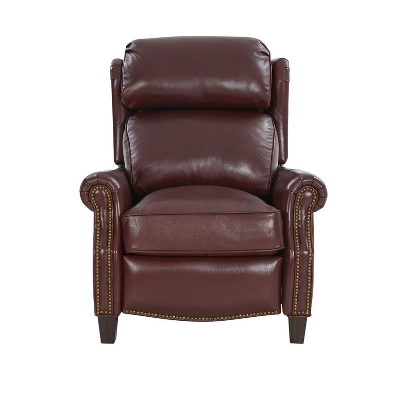 Barcalounger Meade Recliner, Marisol Cabernet / All Leather