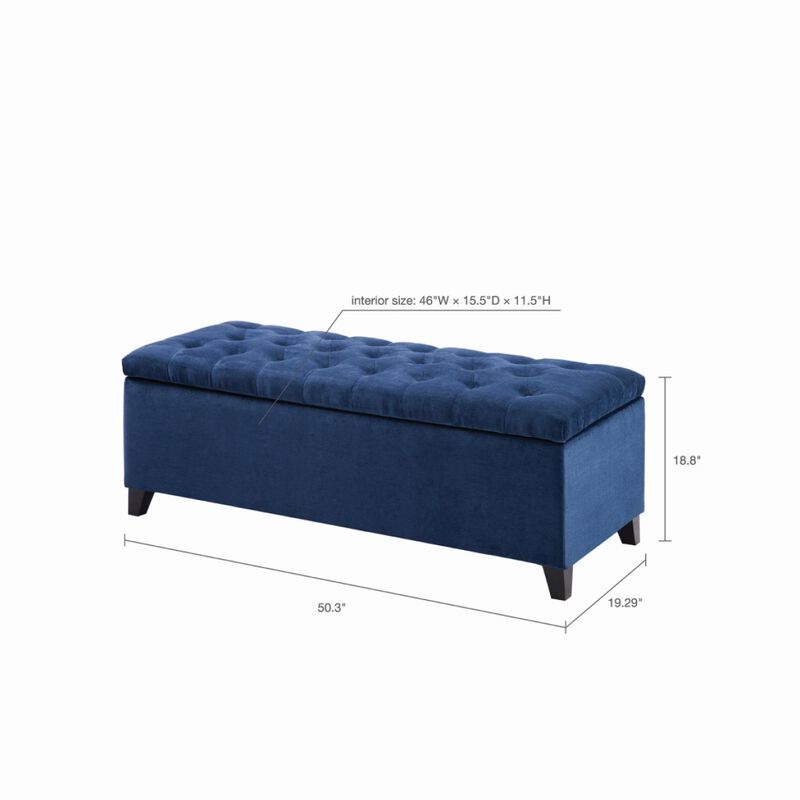 Shandra Tufted Top Storage Bench