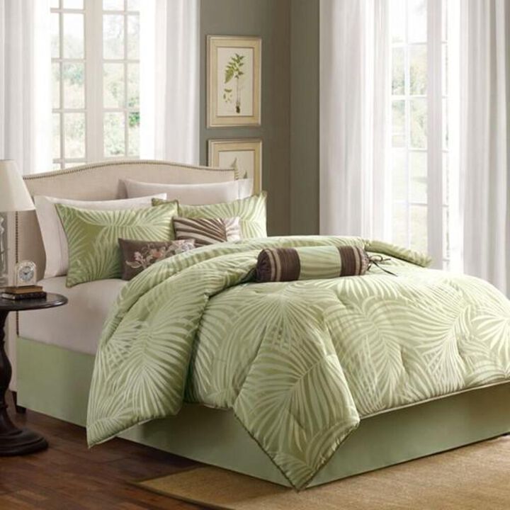 Belen Kox 7-Piece Polyester Jacquard Comforter Set, Belen Kox