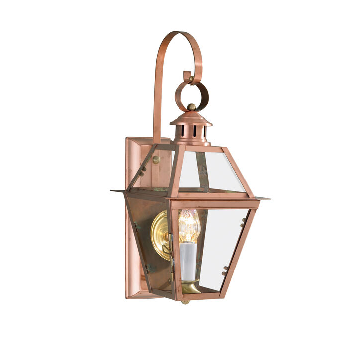 Olde Colony Outdoor Wall Light in Copper