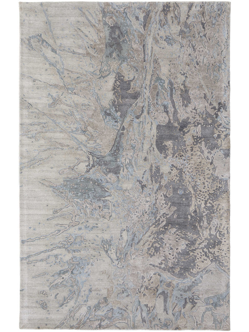 Zarah 8918F 12' x 15' Gray/Tan/Blue Rug