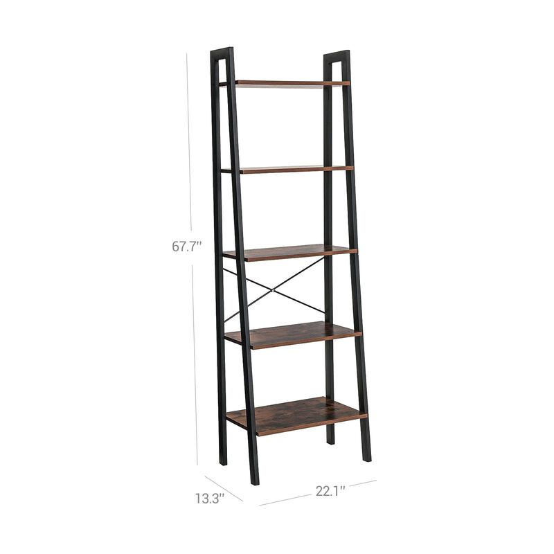 Vintage 5-Tier Plant Stand & Storage Rack – Metal Frame