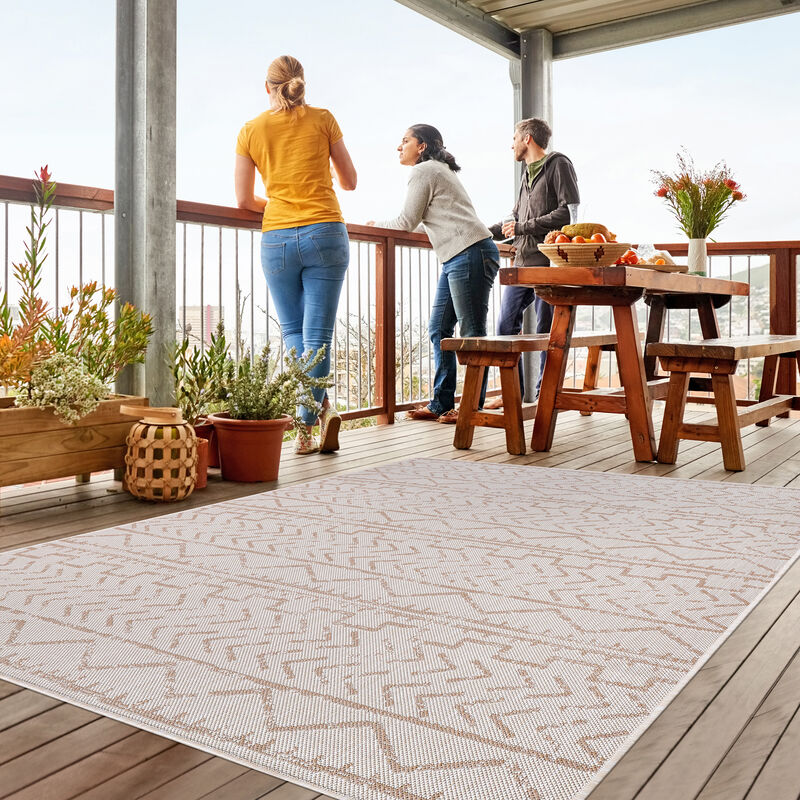 Waikiki Trellis Indoor/Outdoor Area Rug