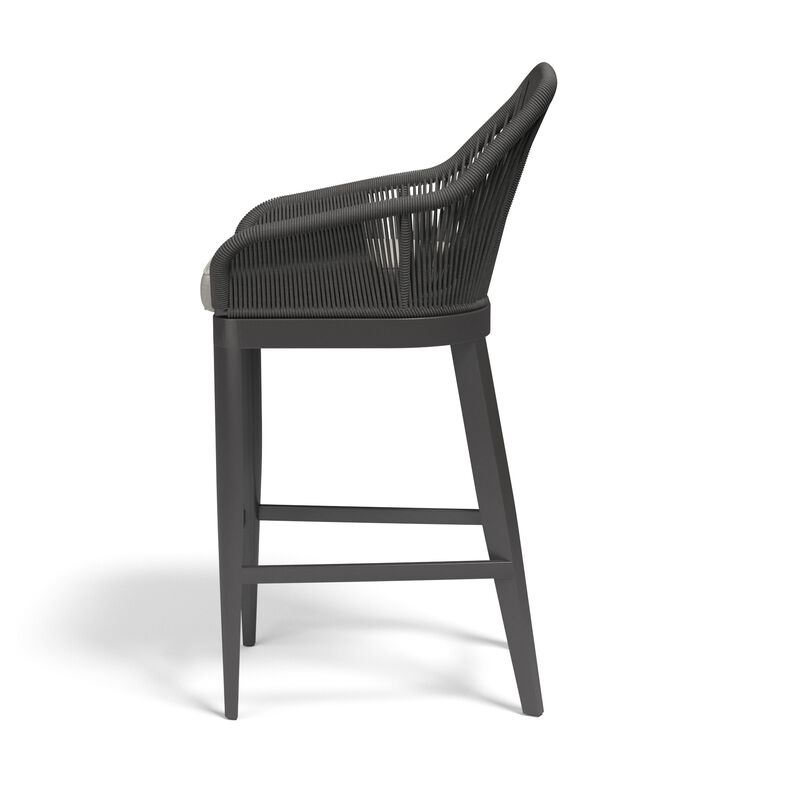 Milano Barstool in Echo Ash w/ Self Welt