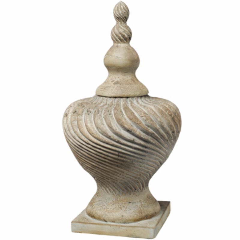 Classic Ceramic Vase with Lid-Benzara