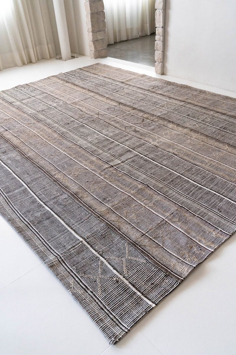 District Loom Vintage Kilim area rug-Smokey