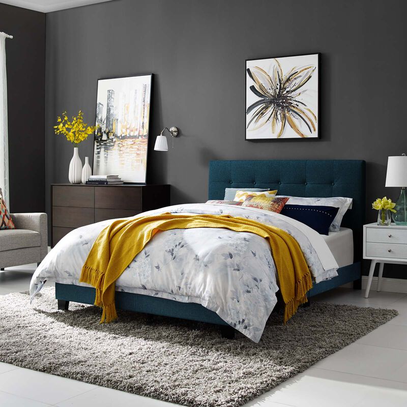 Modway - Amira Twin Upholstered Fabric Bed