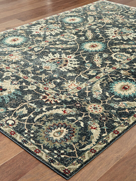 Raleigh 1'10" x 3' Navy Rug