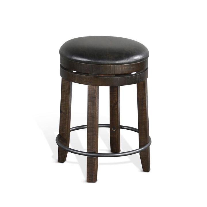 Sunny Designs Counter Swivel Stool, Cushion Seat