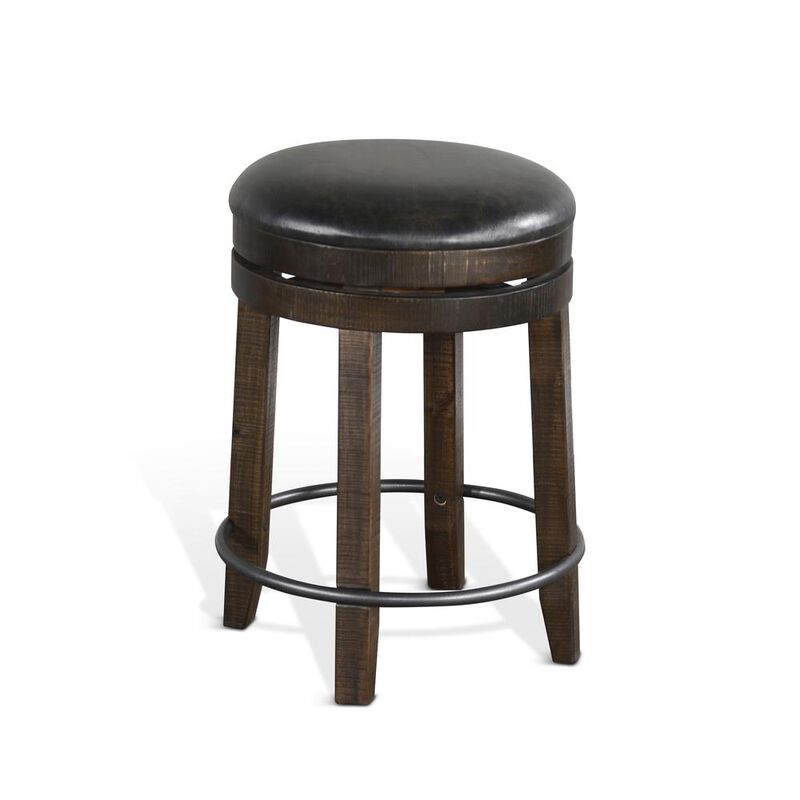 Sunny Designs Counter Swivel Stool, Cushion Seat