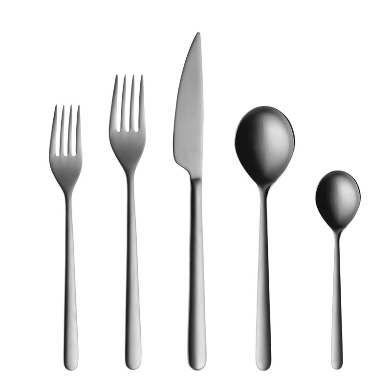 Linea 5 Piece Ice Flatware Set