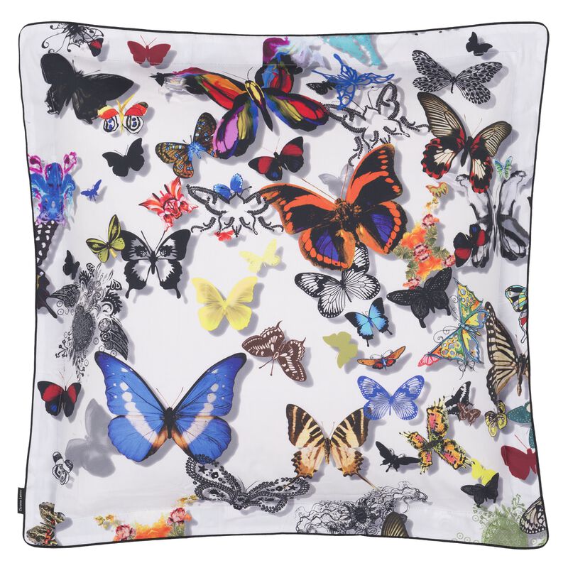 Butterfly Parade Opalin Queen Duvet Cover