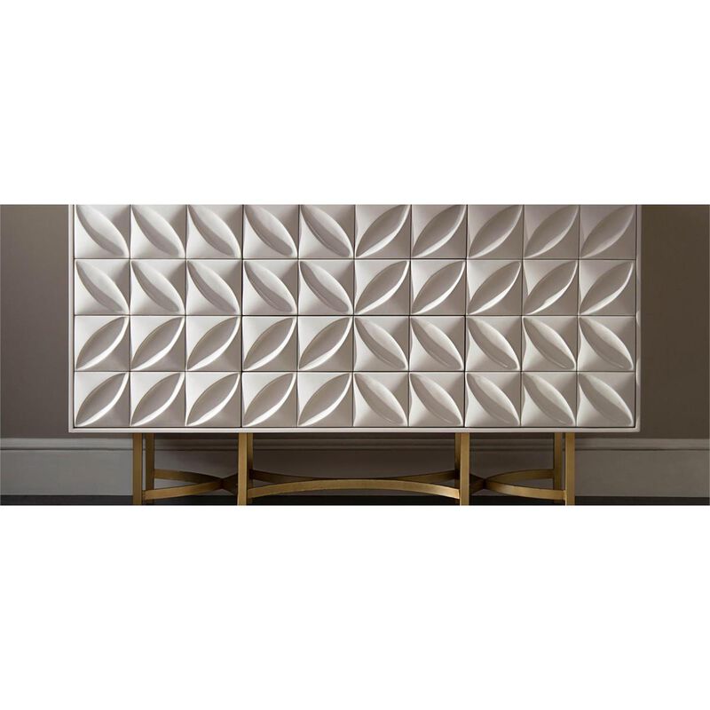 Ghost White Credenza