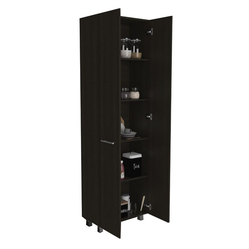 Pantry Cabinet Phoenix, Kitchen, Black