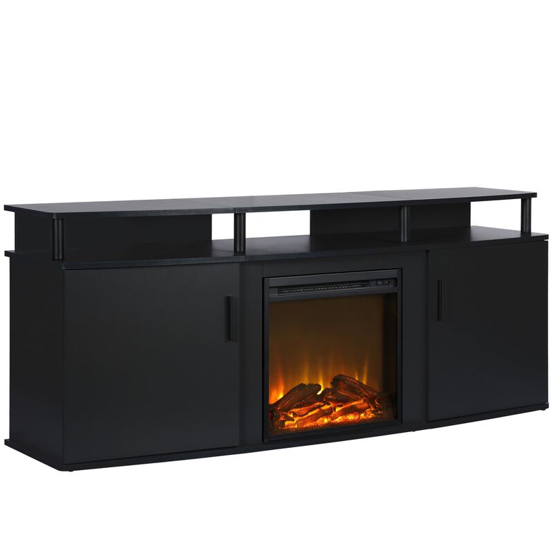 Ameriwood Home Carson Electric Fireplace TV Console for TVs up to 70"