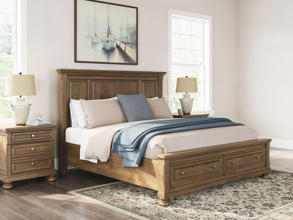 Vandenmore King Storage Panel Bed
