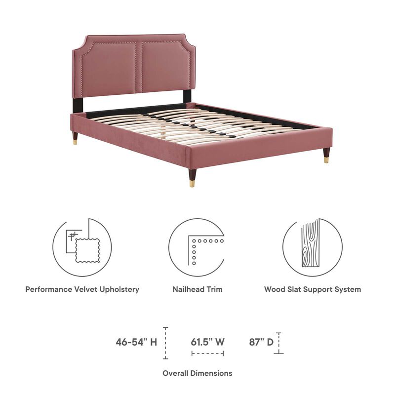 Modway - Novi Performance Velvet Twin Bed