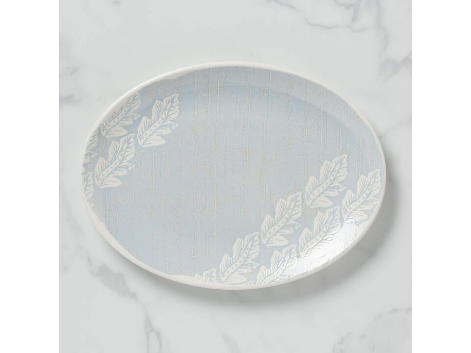 Lenox Textured Neutrals Leaf Platter