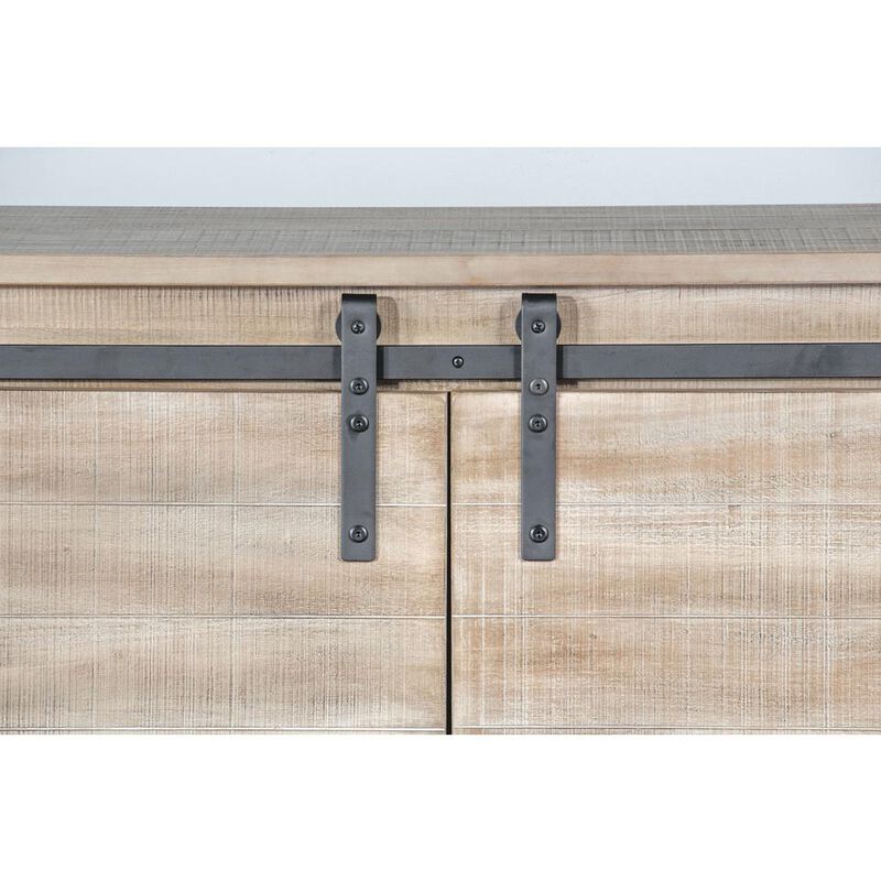 Sunny Designs 65 TV Console with Barn Door